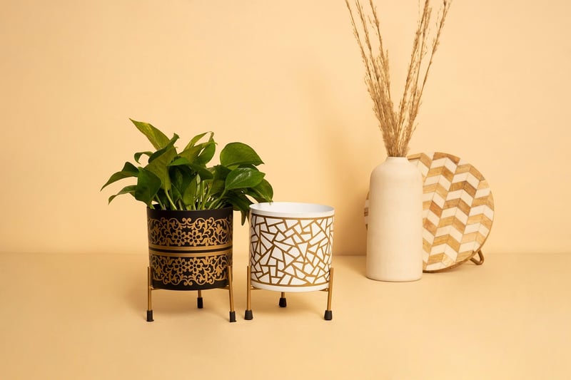 Upcycled Jar Planters
